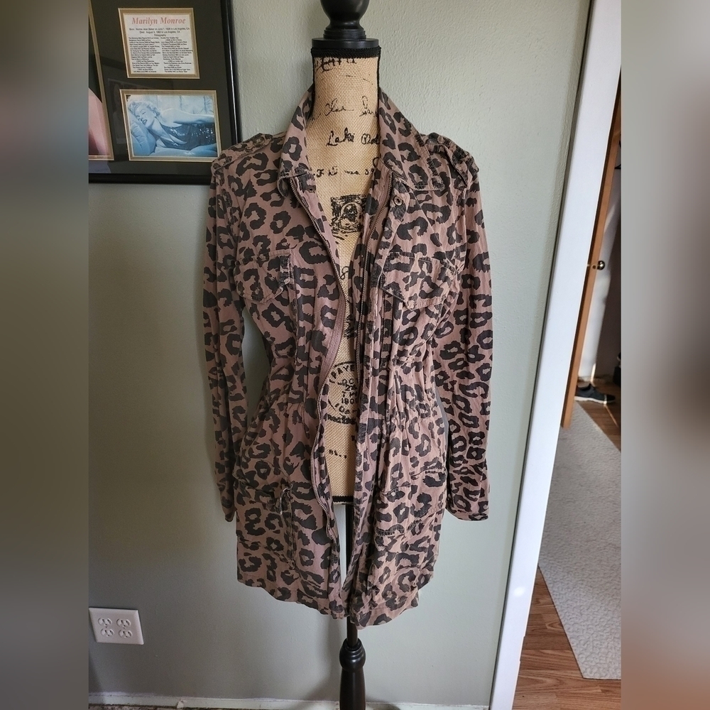 Ellison leopard Utility jacket